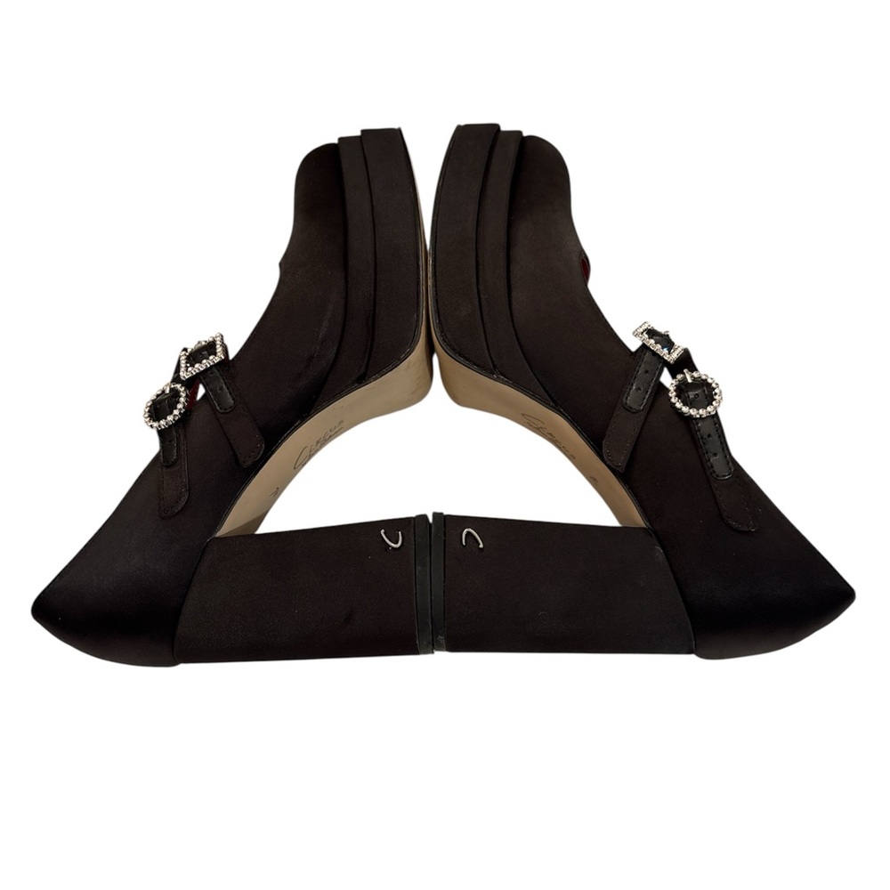 Circus by Sam Edelman Black Heels with Rhinestone Accents - Picture 5 of 9